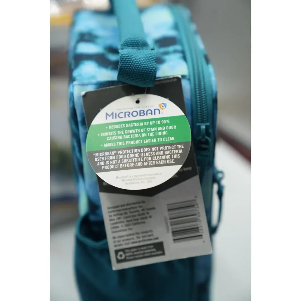 Clear Back-to-School Bundle | Tan Transparent Backpack +‎ Blue Fulton Lunchbox